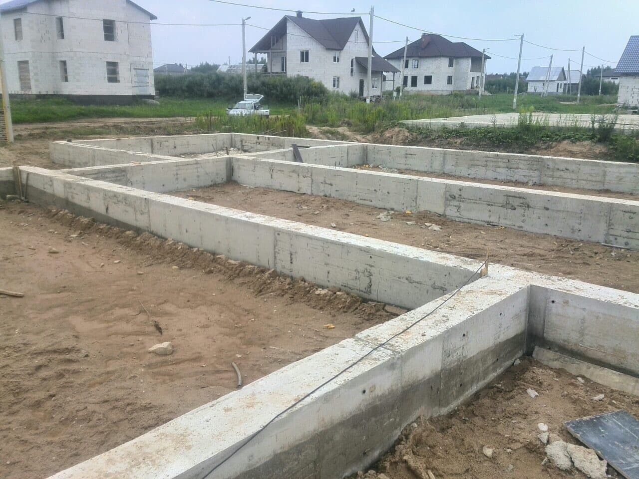 подготовка основания фундамента